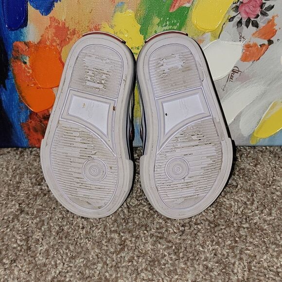 Polo Ralph Lauren Slip On Slater Canvas Toddler Shoes Size 4 - Picture 6 of 9